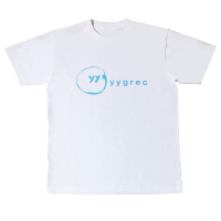 yygrec Logo T-shirts White×Sky Blue